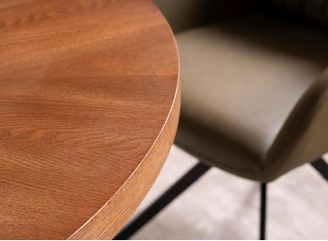 Обеденный стол Amadeo орех / черный матовый fi