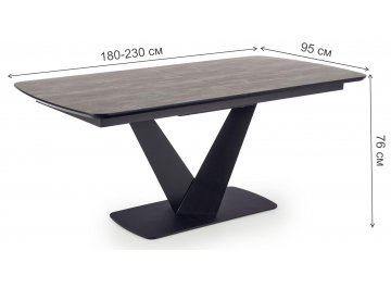 Деревянный стол Шуд 180-230/95/76