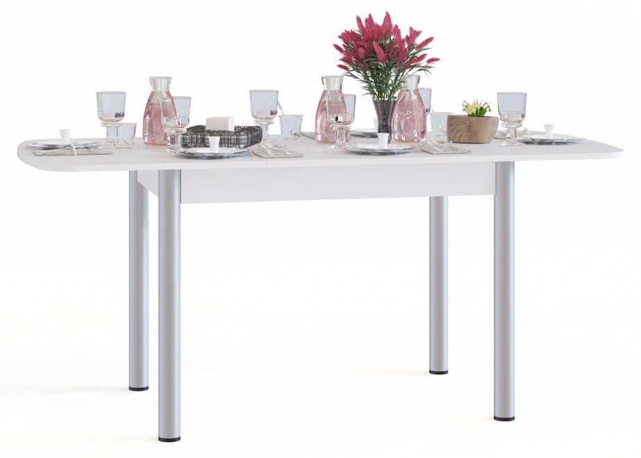 Стол обеденный СО-3м белый