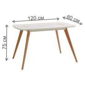 Деревянный стол Oxalis 120