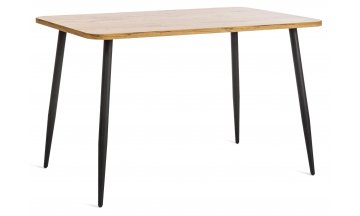 Деревянный обеденный стол Pluto белый / черный