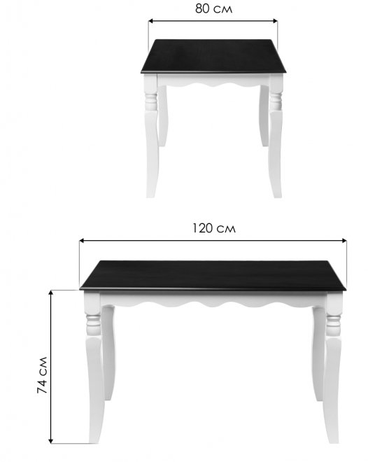 Стол Provance white / oak