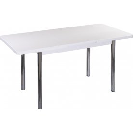 Стол Реал ПР КМ белый / камень 04 / ножка 02