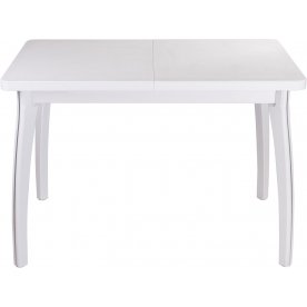 Стол Реал ПР КМ белый / камень 04 / ножка 07 белый