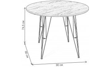 Деревянный стол HT-TU10/90