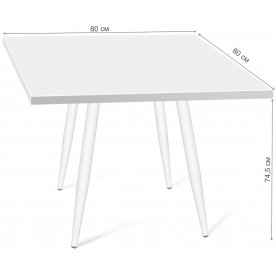 Деревянный стол SHT-TU14 / 80 / 80