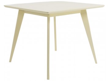 Деревянный стол Сканди М 90 слоновая кость