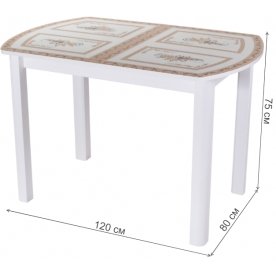 Стеклянный стол Танго ПО-1 04