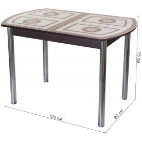 Стеклянный стол Танго ПО-1 02