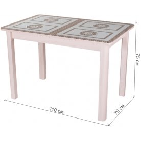 Стеклянный стол Танго ПР 04