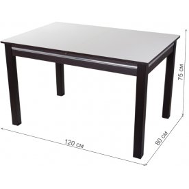 Стеклянный стол Вальс-1 08