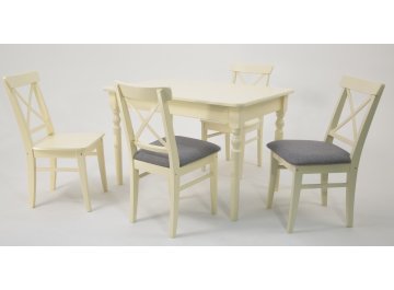 Обеденный стол Верди 120 слоновая кость