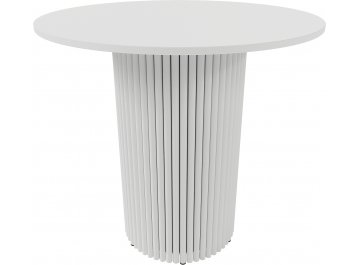 Обеденный стол Trubis Wood 80x75x80 белый