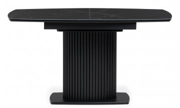 Керамический стол Фестер 140 черный мрамор / черный