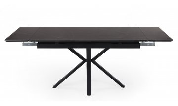 Керамический стол Старлайт 120 (180) х 80 shakespeare black / черный