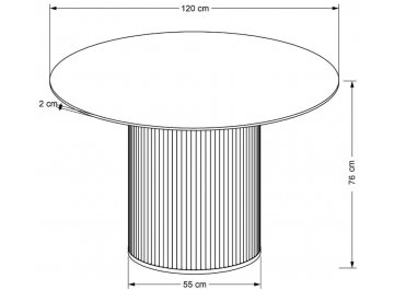 Керамический стол Умберо