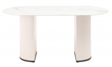 Керамический стол Принкрест 160х90 белый