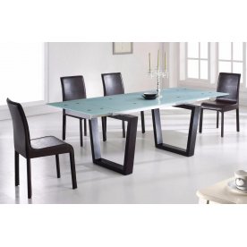 Обеденная группа "стол EV306 и 4 стула 4181 коричневые"