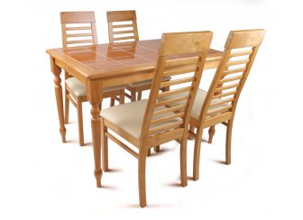 (НЕАКТИВЕН) Обеденная группа "стол Терракота Винзор и 4 стула 8389"