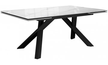 Керамический стол DKX140 раскладной italian grey / черный