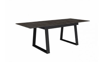 Керамический стол DKZ160 раскладной tundra gris / черный