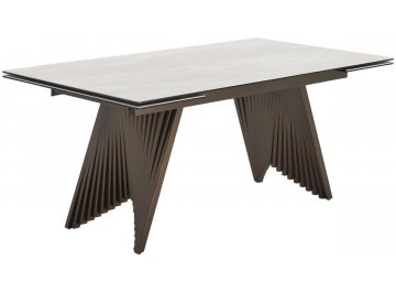 Раздвижной стол Ivar 180 marbles KL-99 итальянская керамика / белый мрамор