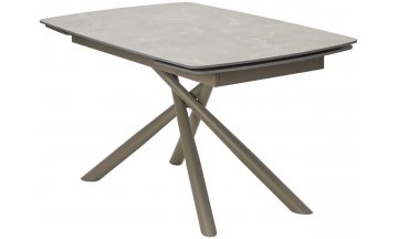 Стол Rivoli matt latte stone solid ceramic / taupe