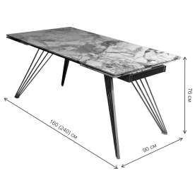 Керамический стол Acerra New 160