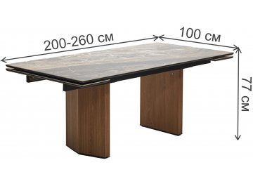 Керамический стол Моцарт 200
