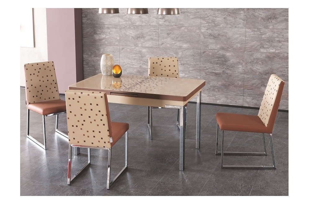 Стол обеденный M21 раскладной cappuccino