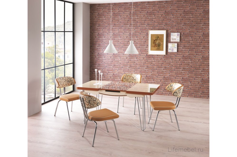 Стол обеденный M22 раскладной cream