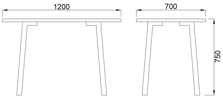 Стеклянный стол Boston прозрачный