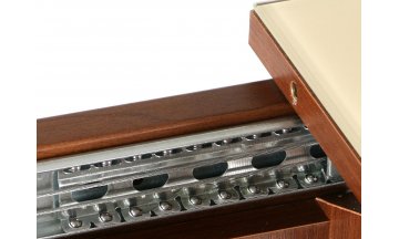 Стеклянный стол Бруно 1100 х 700