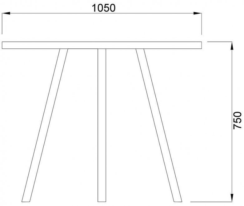 Стеклянный стол Charlotta прозрачный