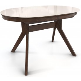 Стеклянный стол Местре 120/80-ОВС