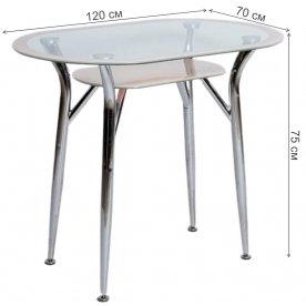 Стеклянный стол Oberon 120