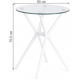 Стеклянный стол Parnavaz mod. 29