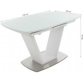 Стеклянный стол Севилья ПМ