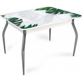 Стеклянный стол Тропики
