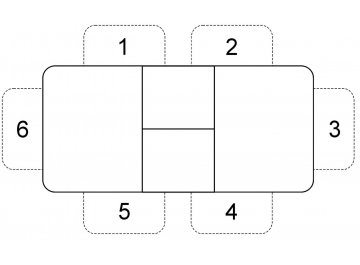 Стеклянный стол Джой 1100