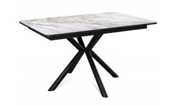 Керамический стол KENNER DM1400 черный/керамика золотая