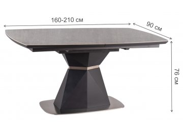 Стеклянный стол Bruce 160