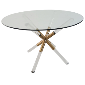 Стеклянный стол Крит