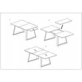 Стол Румба ПР-1 КМ 04 БЛ 91-1 ЧР