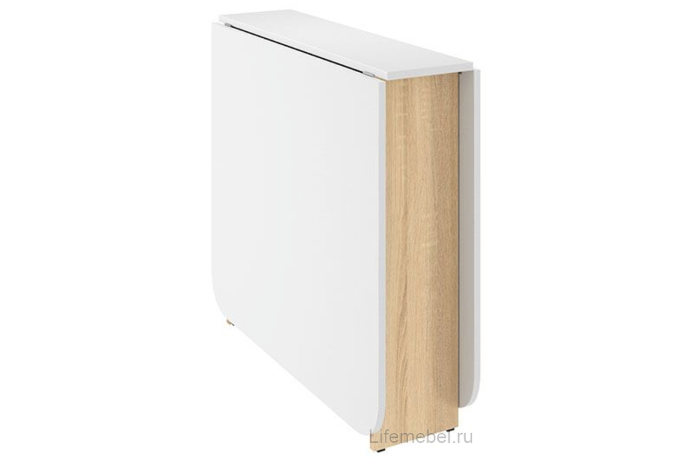 Стол-книжка Мечта 2 дуб сонома / белый