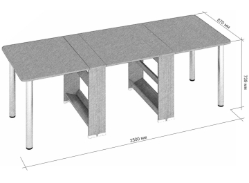 Стол-книжка СКР-16-Р 2500