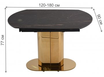 Керамический стол Квин-2 120-180х90х77