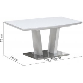 Стол на тумбе DT-9107