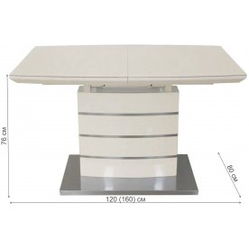 Стол на тумбе DT-9123 D-093 120 см