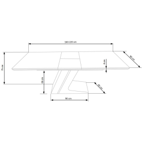 Стол на тумбе Ferguson